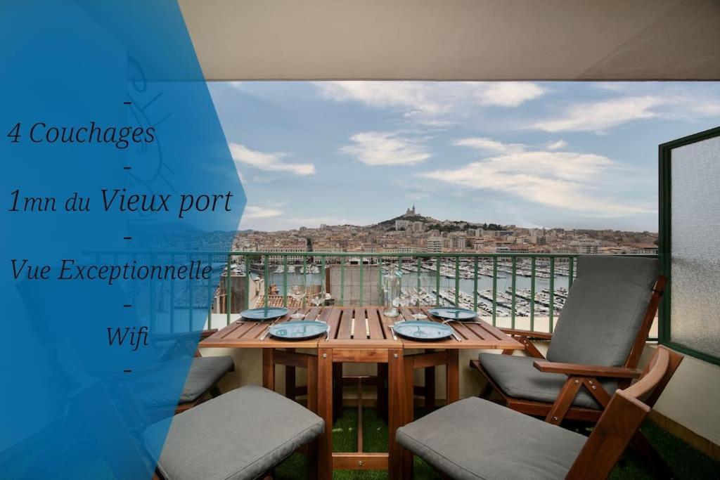Terrace Apartment Old Port Exceptional View Μασσαλία Εξωτερικό φωτογραφία