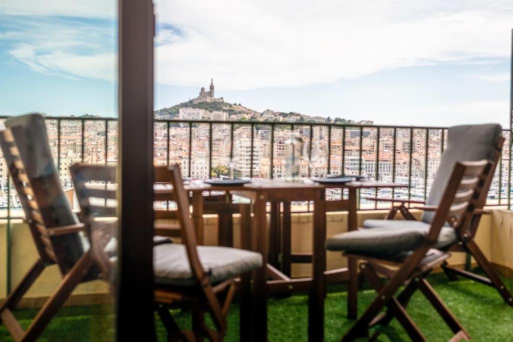 Terrace Apartment Old Port Exceptional View Μασσαλία Εξωτερικό φωτογραφία